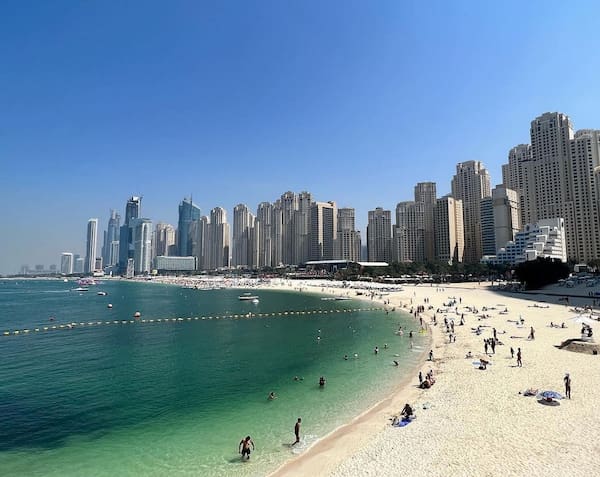 Dubai Marina beach