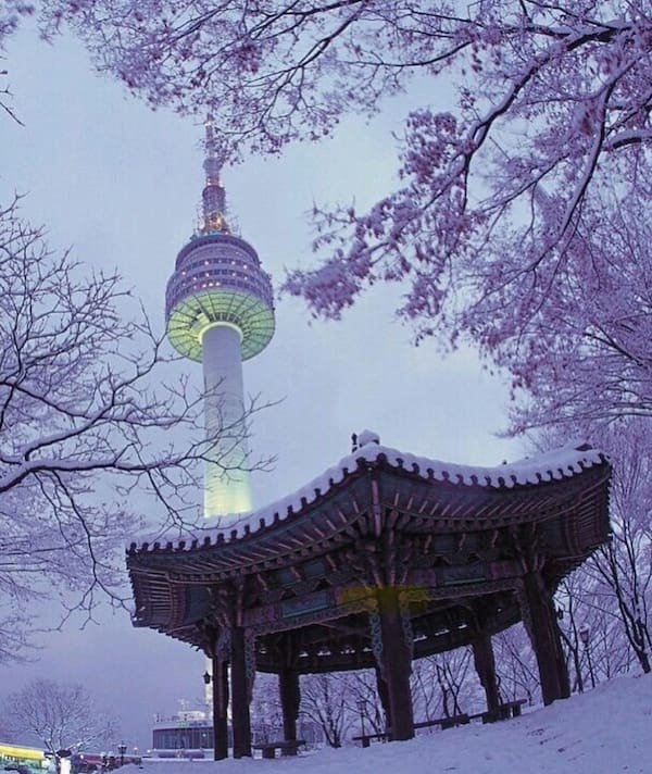 Seoul snow