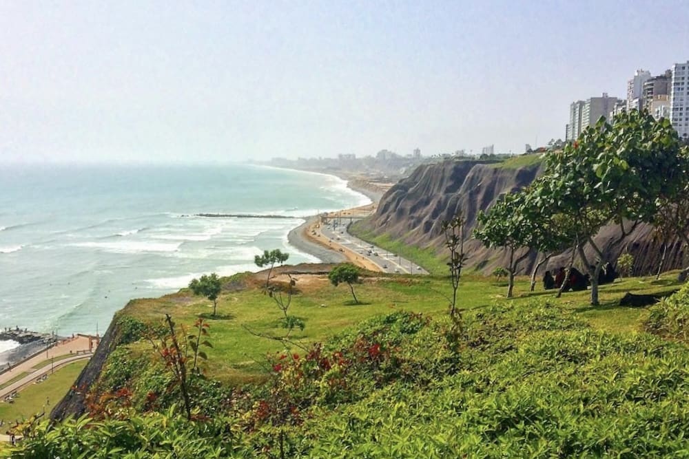 Lima coastline